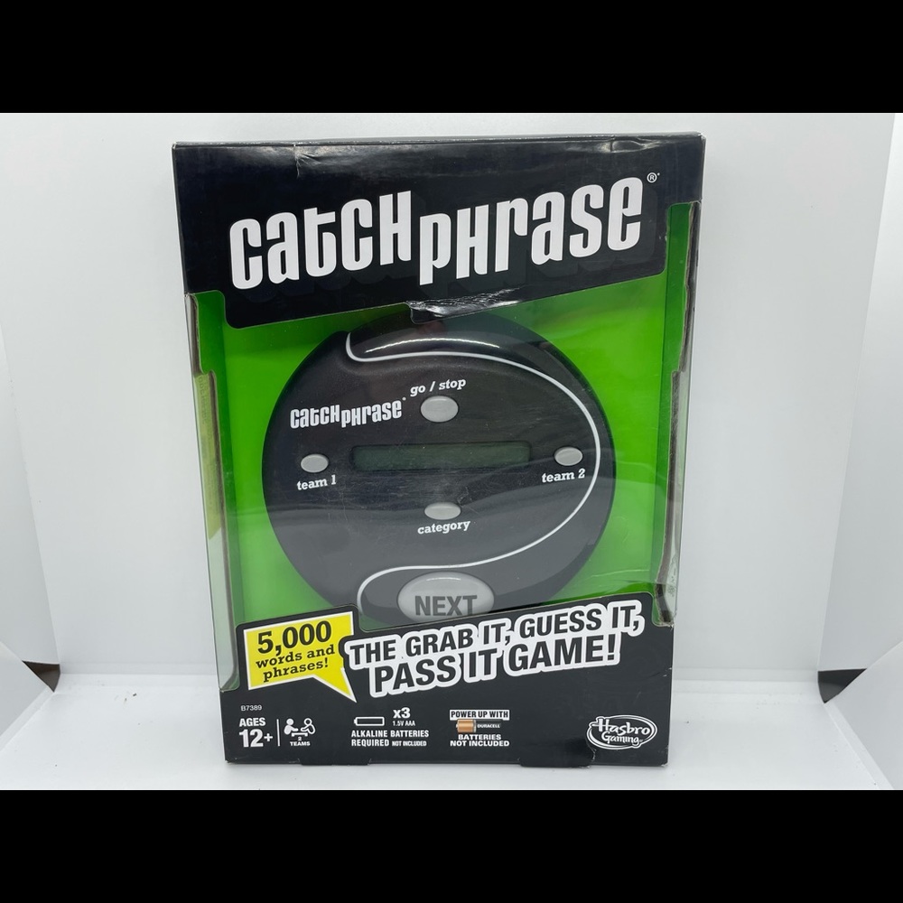 New in box catchphrase Game. Rough package